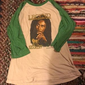 Size s Bob Marley half sleeve